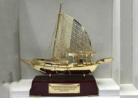 Souvenirs arabes en alliage de zinc de culture de bateau de pêche en tant que logo fait sur commande de cadeaux d'affaires disponible