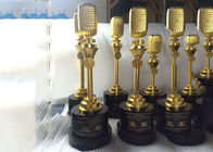 Trophée de récompense de musique de conception de microphone pour le service des douanes de concurrence musicale disponible
