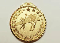 Médailles faites sur commande de sports de volleyball, médailles faites sur commande matérielles de cuivre de moulage d'événement