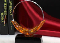 La réunion annuelle a coloré la tasse de trophée de lustre avec la conception disponible de cristal rond