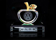 Métiers d'ornement de verre cristal du parfum K9 d'automobile avec le logo fait sur commande de gravure