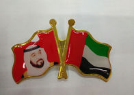 Les états arabes en laiton de bref style moderne marquent des goupilles de revers de Breastpin/émail