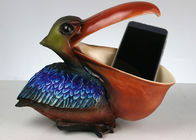 Métiers non toxiques de résine de toucan, téléphone portable créatif/clés/porte-cartes