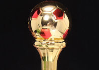 La récompense de matière plastique d'ABS met en forme de tasse des trophées pour des concours du football