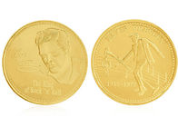 Médailles faites sur commande d'événement en métal célèbre d'étoile d'Elvis Presley de pièce de monnaie de souvenir de musique rock