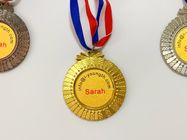 Médailles gravées en alliage de zinc de sports de service d'esthétique industrielle du ruban 3D