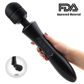 Poupées rechargeables de sexe du silicone 2000MAH d'USB de Massager imperméable de baguette magique