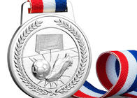 Doux/émaillez dur les médailles faites sur commande de sports, les médailles en alliage de zinc du football et les rubans