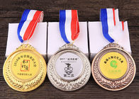 médailles en métal d'enfants de diamètre de 65mm, souvenirs personnalisés de sports en métal