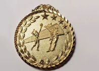 Médailles faites sur commande de sports de volleyball, médailles faites sur commande matérielles de cuivre de moulage d'événement