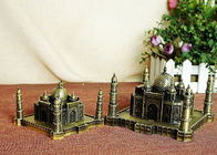 Reproduction de renommée mondiale de l'Inde le Taj Mahal de modèle de bâtiment DIY de cadeaux matériels de métier en métal