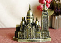 Cathédrale de la Russie de cadeaux de métier du souvenir plaquée par bronze DIY de modèle d'architecture du Christ