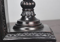 Métiers de décoration de résine plaqués par noir, support de livre de globe de pièce d'étude